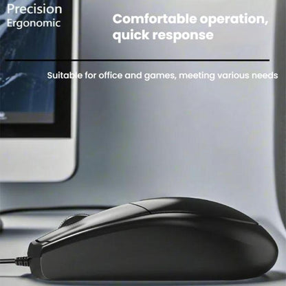 Chasing Leopard 316 1.5m Office Home Wired USB Optical Computer Mouse - Wired Mice by Chasing Leopard | Online Shopping UK | buy2fix