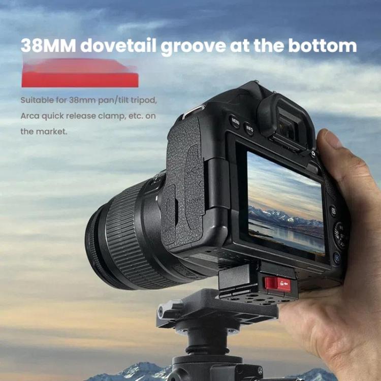 V-Mount Quick Release Plate Quick Release Kit Sports Camera Mount(Top Cover + Base) - Quick Release Plate by buy2fix | Online Shopping UK | buy2fix