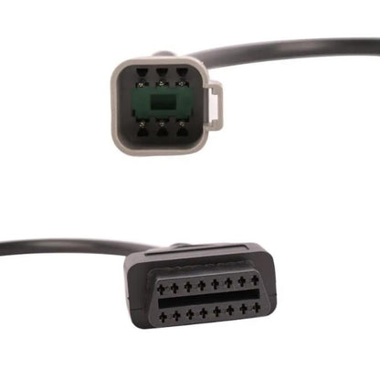 6 Pin OBD Cable For CAN-AM MOTO ATV UTV All-Terrain Vehicle(30cm) - Cables & Connectors by buy2fix | Online Shopping UK | buy2fix