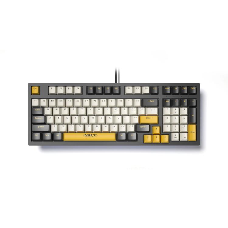 iMICE GK-500 Type-C Wired Mechanical Keyboard Gaming Keyboards(Black) - Wired Keyboard by iMICE | Online Shopping UK | buy2fix
