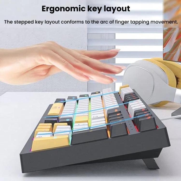 iMICE GK-500 Type-C Wired Mechanical Keyboard Gaming Keyboards(Black) - Wired Keyboard by iMICE | Online Shopping UK | buy2fix