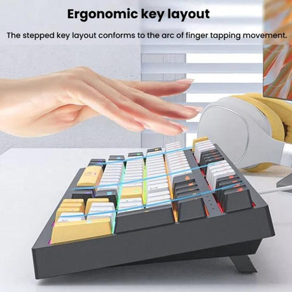 iMICE GK-500 Type-C Wired Mechanical Keyboard Gaming Keyboards(Black) - Wired Keyboard by iMICE | Online Shopping UK | buy2fix