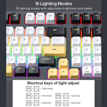 iMICE GK-500 Type-C Wired Mechanical Keyboard Gaming Keyboards(Red) - Wired Keyboard by iMICE | Online Shopping UK | buy2fix