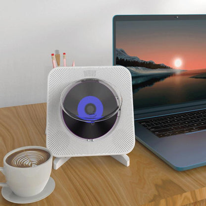 Kecag KC-807 Wall-mounted Home Retro Bluetooth CD Player, Spec: UK Plug(Black) - DVD & LCD Player by Kecag | Online Shopping UK | buy2fix