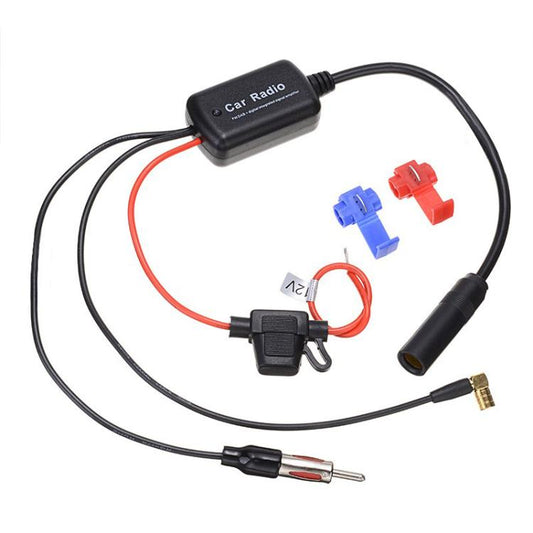 3 In 1 Car Radio FM/AM/DAB Antenna Signal Amplifier - Car Amplifiers by buy2fix | Online Shopping UK | buy2fix