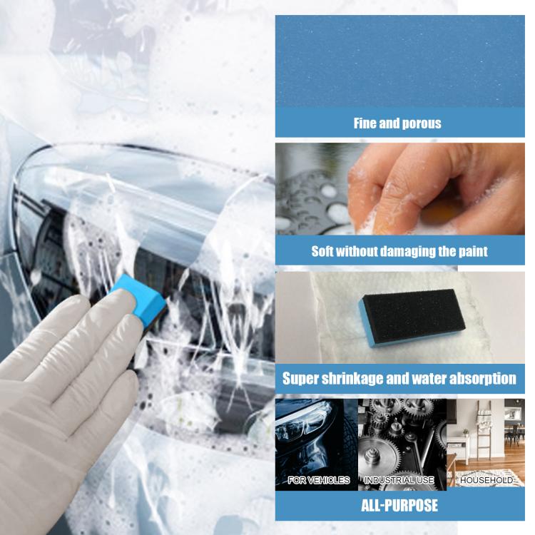 5sets Car Household Metal Glass Cleaning Water-Absorbing Sponge Towel - Car washing supplies by buy2fix | Online Shopping UK | buy2fix