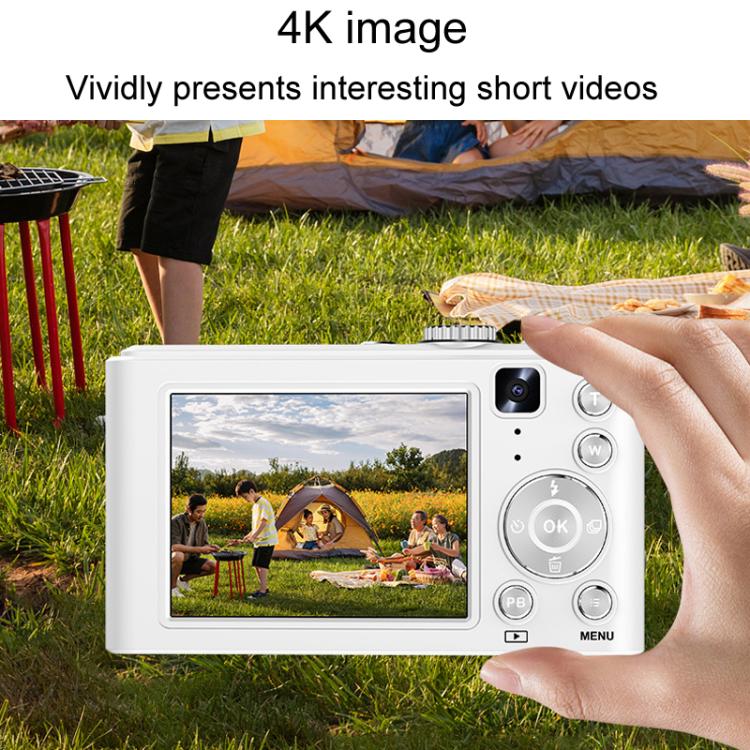 Q21 4K High Definition 16X Digital Zoom Camera 96 Megapixel Camera(White) - Video Cameras by buy2fix | Online Shopping UK | buy2fix
