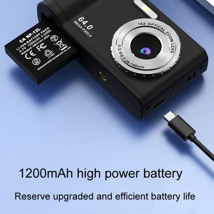 Q21 4K High Definition 16X Digital Zoom Camera 96 Megapixel Camera(Black) - Video Cameras by buy2fix | Online Shopping UK | buy2fix