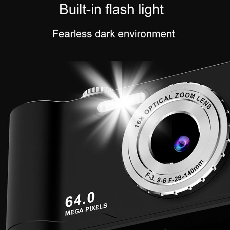 Q21 4K High Definition 16X Digital Zoom Camera 96 Megapixel Camera(Black) - Video Cameras by buy2fix | Online Shopping UK | buy2fix