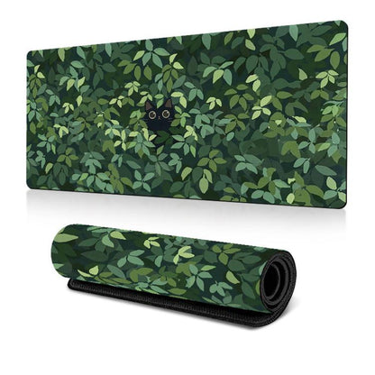 Frog Mouse Pad Cute Green Desk Mat With Non-Slip Rubber Base  For Computer Laptop 300x700x2mm(Pattern 3) - Mouse Pads by buy2fix | Online Shopping UK | buy2fix