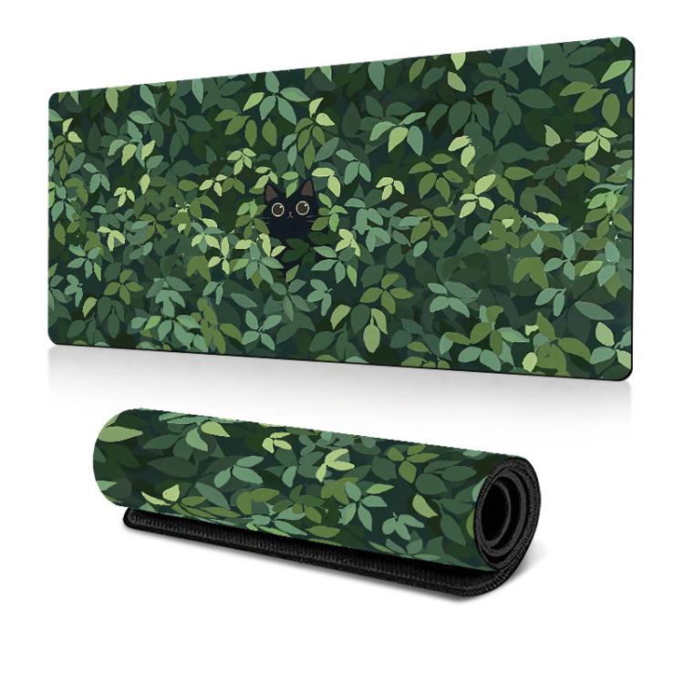 Frog Mouse Pad Cute Green Desk Mat With Non-Slip Rubber Base  For Computer Laptop 300x800x3mm(Pattern 3) - Mouse Pads by buy2fix | Online Shopping UK | buy2fix
