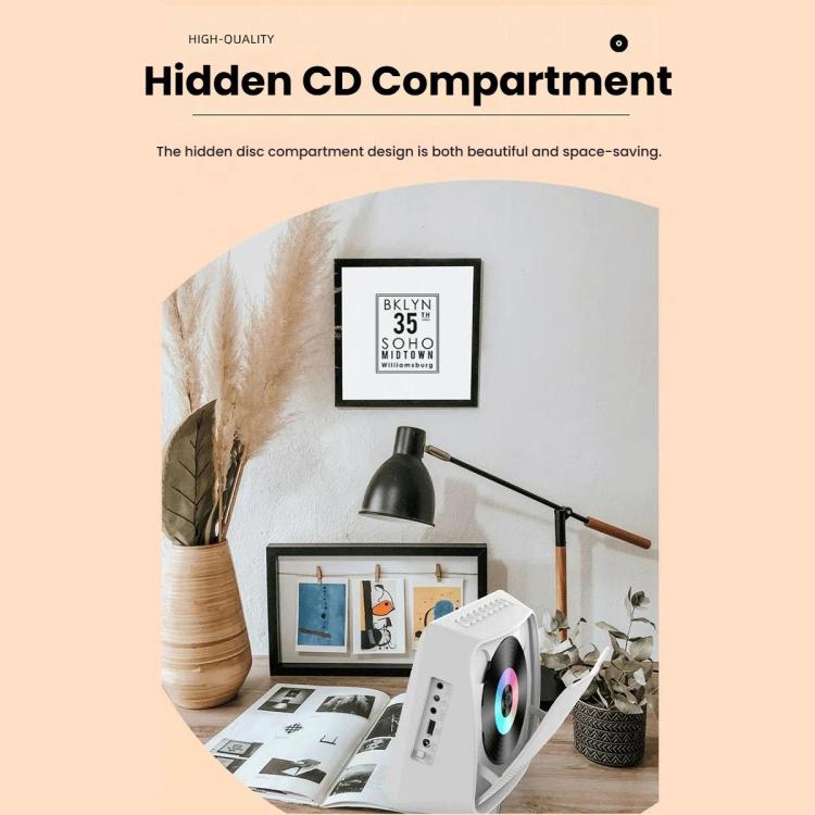 Kecag KC-906 Home Portable Mobile DVD Player VCD Video Player, Spec: AU Plug(White) - DVD & LCD Player by Kecag | Online Shopping UK | buy2fix