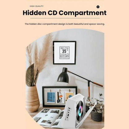 Kecag KC-906 Home Portable Mobile DVD Player VCD Video Player, Spec: AU Plug(White) - DVD & LCD Player by Kecag | Online Shopping UK | buy2fix