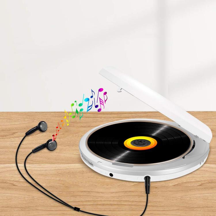 Kecag Mini Portable CD Player Walkman Study and Repeat Retro MP3 Music CD Player(KC-707) - DVD & LCD Player by Kecag | Online Shopping UK | buy2fix