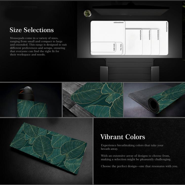 Flowers and Trees Themed Mouse Pad Desk Mat For Office/Gaming 300x600x2mm(No.2) - Mouse Pads by buy2fix | Online Shopping UK | buy2fix