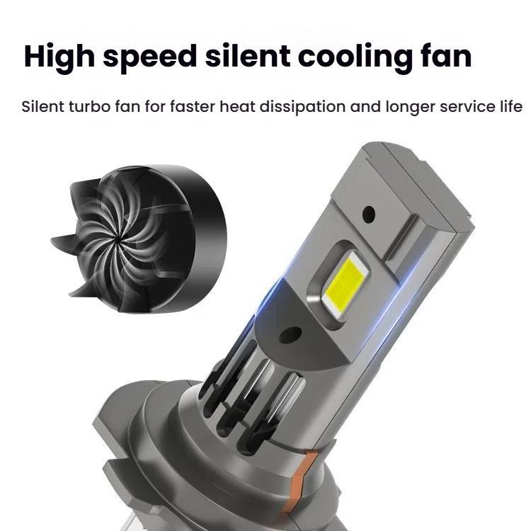 2pcs Integrated Direct-Plug Mini LED Headlight For Cars(H7) - LED Headlamps by buy2fix | Online Shopping UK | buy2fix