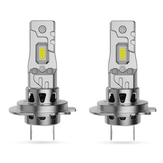 2pcs 6000K Mini Car Plug-in Integrated LED Headlights, Model: H7(White Light)