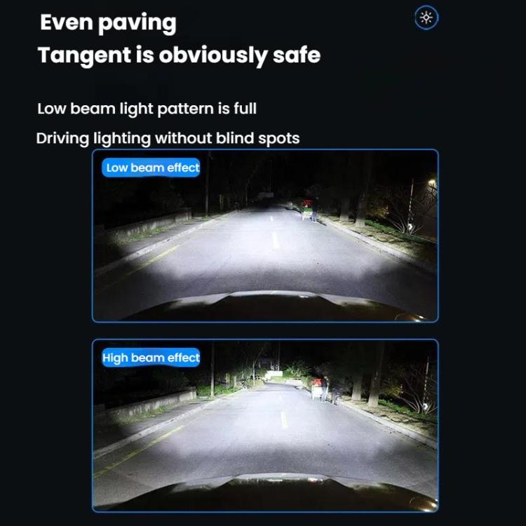 2pcs 6000K Mini Car Plug-in Integrated LED Headlights, Model: H7(White Light) - LED Headlamps by buy2fix | Online Shopping UK | buy2fix