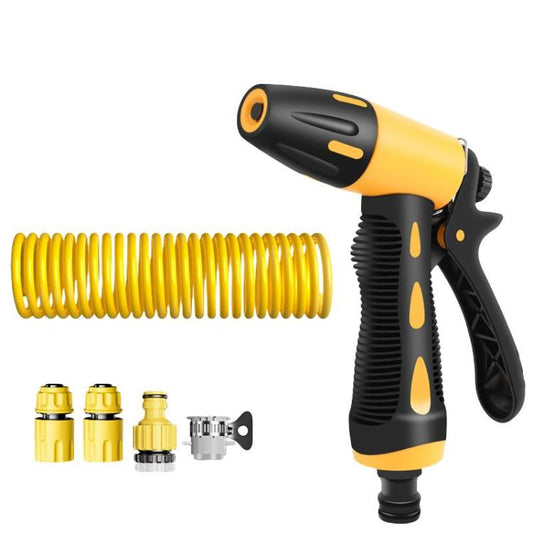 High-pressure Car Wash Sprinkler Household Spray Nozzle Rinse Watering Car Cleaning Tools, Spec: With Connectors+20m Spring Tube - Car Washer & Accessories by buy2fix | Online Shopping UK | buy2fix
