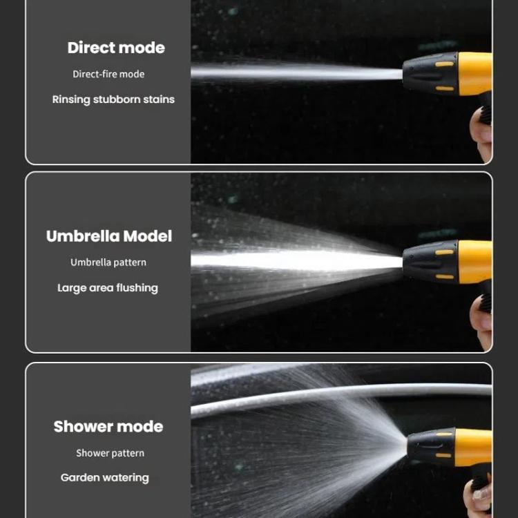 High-pressure Car Wash Sprinkler Household Spray Nozzle Rinse Watering Car Cleaning Tools, Spec: With Connectors+30m Spring Tube - Car Washer & Accessories by buy2fix | Online Shopping UK | buy2fix