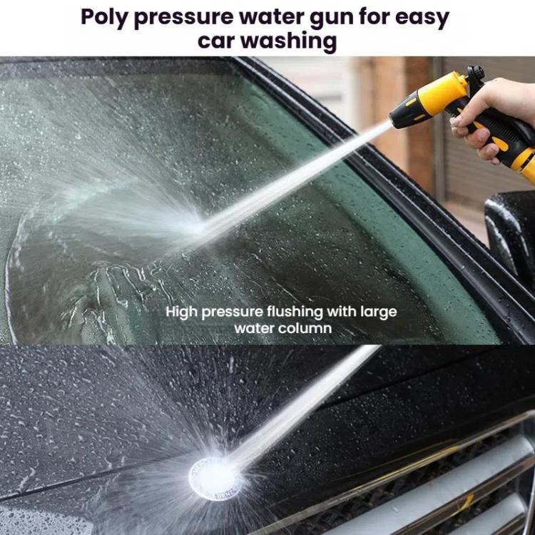 High-pressure Car Wash Sprinkler Household Spray Nozzle Rinse Watering Car Cleaning Tools, Spec: With Connectors+30m Spring Tube - Car Washer & Accessories by buy2fix | Online Shopping UK | buy2fix