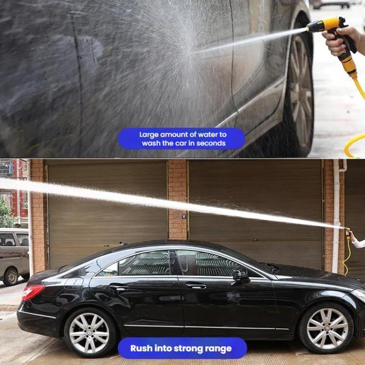 High-pressure Car Wash Sprinkler Household Spray Nozzle Rinse Watering Car Cleaning Tools, Spec: With Connectors+30m Spring Tube - Car Washer & Accessories by buy2fix | Online Shopping UK | buy2fix