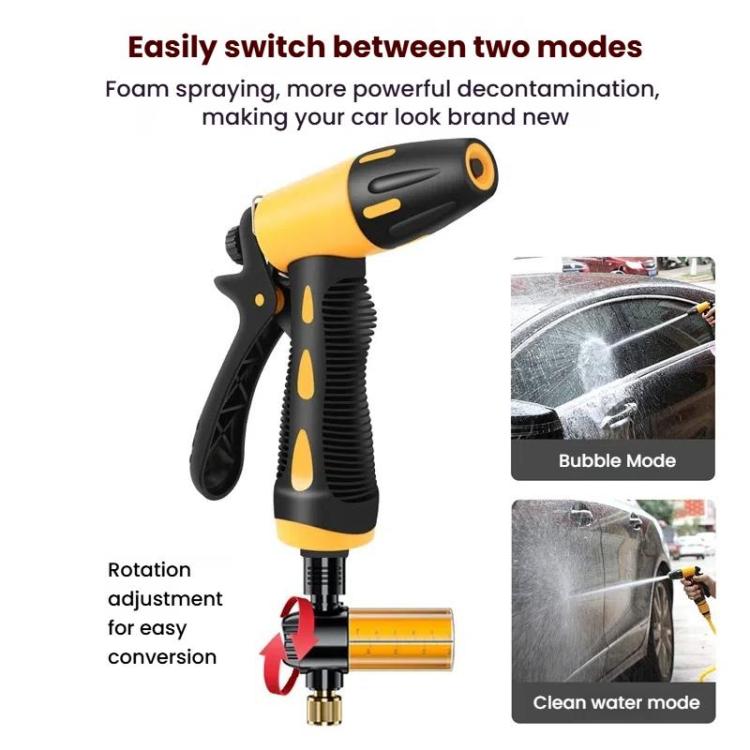 High-pressure Car Wash Sprinkler Household Spray Nozzle Rinse Watering Car Cleaning Tools, Spec: With Connectors+30m Spring Tube - Car Washer & Accessories by buy2fix | Online Shopping UK | buy2fix