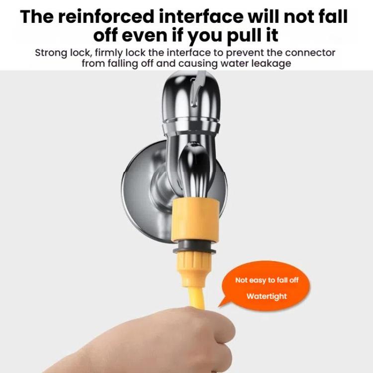 High-pressure Car Wash Sprinkler Household Spray Nozzle Rinse Watering Car Cleaning Tools, Spec: With Connectors+10m Spring Tube - Car Washer & Accessories by buy2fix | Online Shopping UK | buy2fix