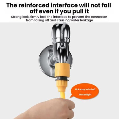 High-pressure Car Wash Sprinkler Household Spray Nozzle Rinse Watering Car Cleaning Tools, Spec: With Connectors+30m Spring Tube - Car Washer & Accessories by buy2fix | Online Shopping UK | buy2fix