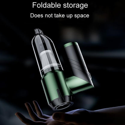 SUITU ST-6670 Handheld Small Brushless Suction Power Foldable Cordless Car Vacuum Cleaner(Dark Green) - Vacuum Cleaner by SUITU | Online Shopping UK | buy2fix