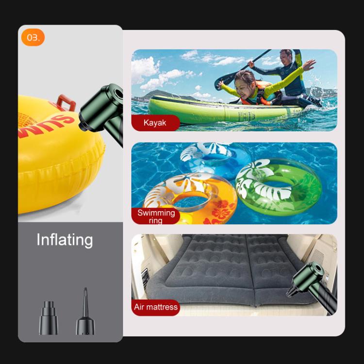 SUITU ST-6670 Handheld Small Brushless Suction Power Foldable Cordless Car Vacuum Cleaner(Dark Green) - Vacuum Cleaner by SUITU | Online Shopping UK | buy2fix