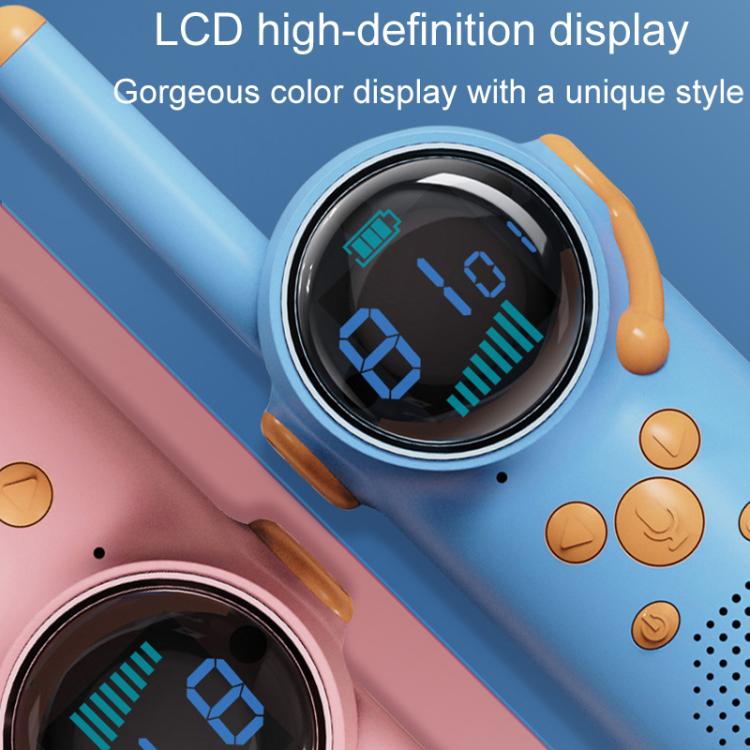 D22 1pair Children Handheld Wireless Walkie Talkie Parent-Child Outdoor Wireless Talking Toys(Pink +Pink) - Children by buy2fix | Online Shopping UK | buy2fix