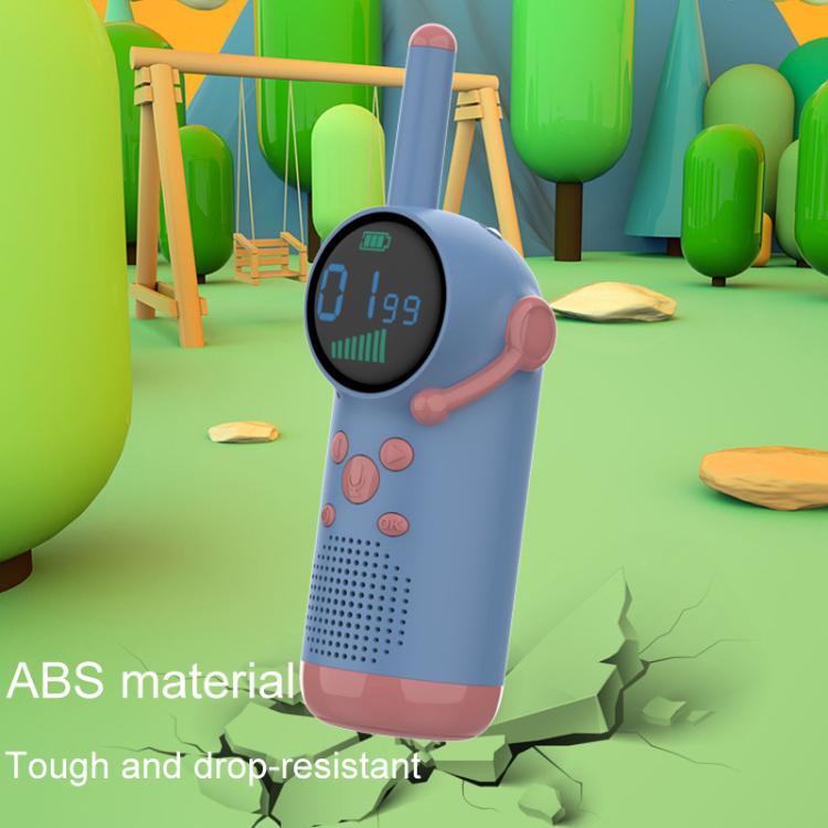 D22 1pair Children Handheld Wireless Walkie Talkie Parent-Child Outdoor Wireless Talking Toys(Blue+Blue) - Children by buy2fix | Online Shopping UK | buy2fix