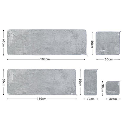 60 x 180cm SUITU ST-9009 Double-Sided Fleece Thickened Water Absorbent Quick Drying Car Wash Towel - Car washing supplies by SUITU | Online Shopping UK | buy2fix