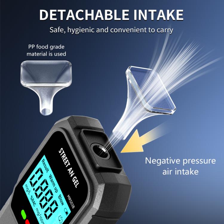 LCD Screen High-Precision Air-Blowing Dual-Purpose Alcohol Tester(503B) - Breath Alcohol Tester by buy2fix | Online Shopping UK | buy2fix