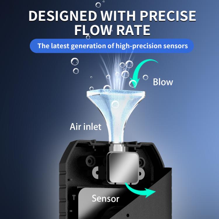 LCD Screen High-Precision Air-Blowing Dual-Purpose Alcohol Tester(503B) - Breath Alcohol Tester by buy2fix | Online Shopping UK | buy2fix