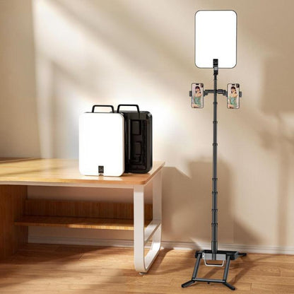 1.7m 14-Inch Suitcase Integrated Design Fill Light Foldable 3500-6000K Full-Screen Live Photography  Video Light YY-3 - Selfie Light by buy2fix | Online Shopping UK | buy2fix