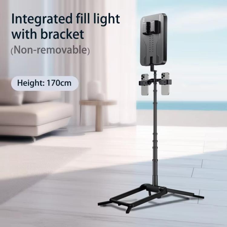 1.7m 14-Inch Suitcase Integrated Design Fill Light Foldable 3500-6000K Full-Screen Live Photography  Video Light YY-3 - Selfie Light by buy2fix | Online Shopping UK | buy2fix