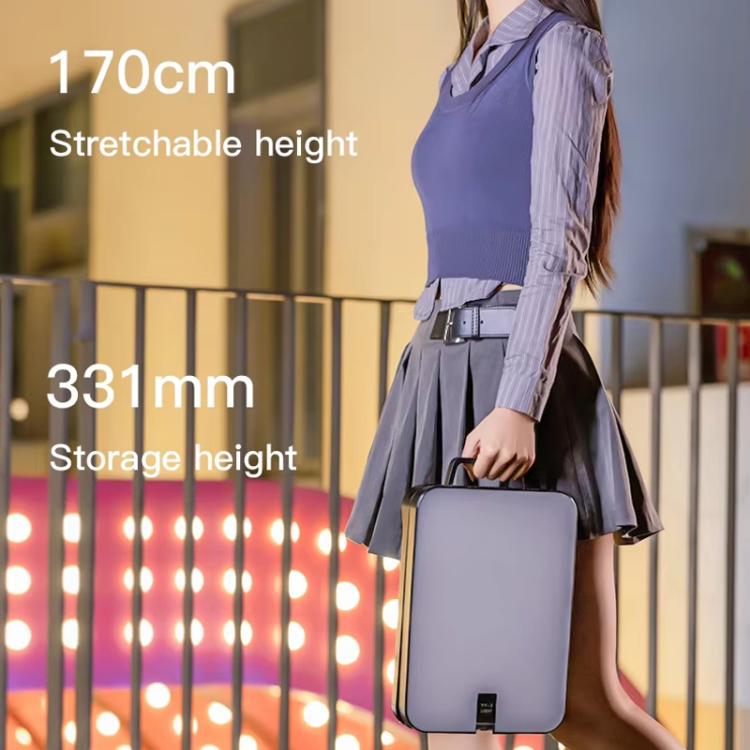 1.7m 14-Inch Suitcase Integrated Design Fill Light Foldable 3500-6000K Full-Screen Live Photography  Video Light YY-3 - Selfie Light by buy2fix | Online Shopping UK | buy2fix