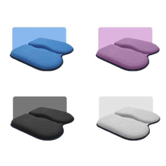 45x42x3.5cm Car Honeycomb Gel Seat Cushion Breathable Ice Silk Cushion(Purple) - Seat Accessories by buy2fix | Online Shopping UK | buy2fix
