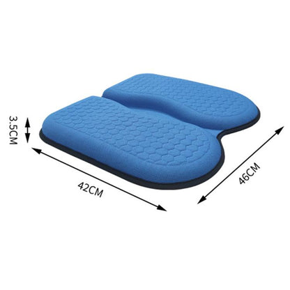 45x42x3.5cm Car Honeycomb Gel Seat Cushion Breathable Ice Silk Cushion(Black) - Seat Accessories by buy2fix | Online Shopping UK | buy2fix