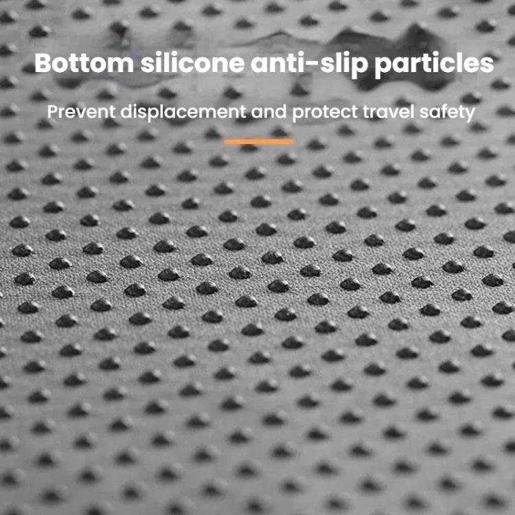 45x42x3.5cm Car Honeycomb Gel Seat Cushion Breathable Ice Silk Cushion(Black) - Seat Accessories by buy2fix | Online Shopping UK | buy2fix