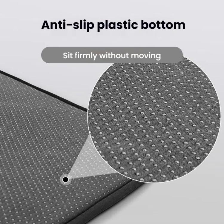 41x41x1cm Car Office Gel Breathable Chair Cushion(Black) - Seat Accessories by buy2fix | Online Shopping UK | buy2fix