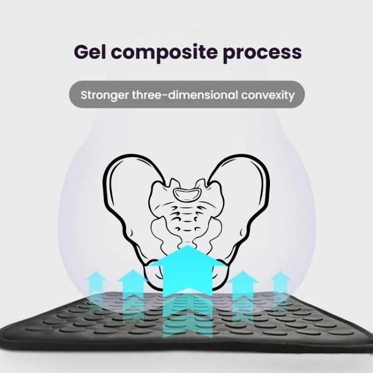 41x41x1cm Car Office Gel Breathable Chair Cushion(Gray) - Seat Accessories by buy2fix | Online Shopping UK | buy2fix