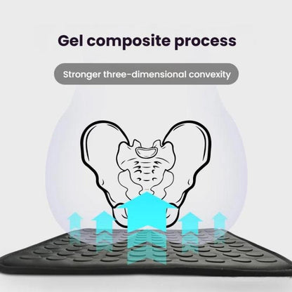 41x41x1cm Car Office Gel Breathable Chair Cushion(Gray) - Seat Accessories by buy2fix | Online Shopping UK | buy2fix