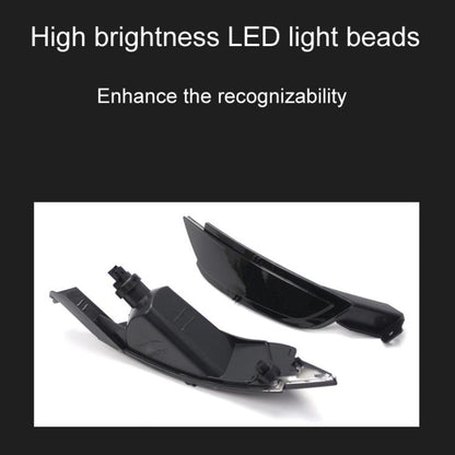 For Ford Fiesta 2009-2015 Hatchback Rear Bumper Fog Lights Tail Lamp Reflector OE 8A6115500AB, Style: Gray Right - Fog / Driving Lights by buy2fix | Online Shopping UK | buy2fix