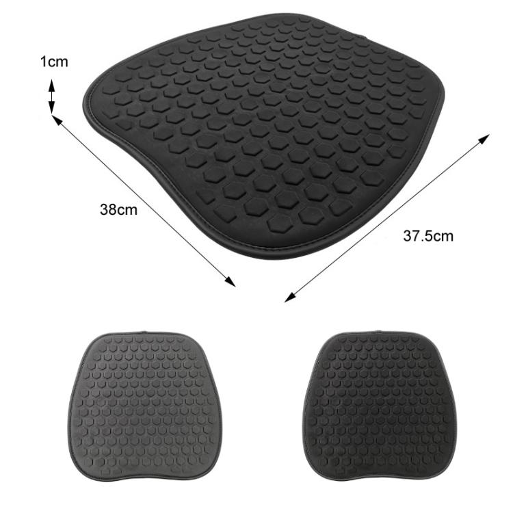 37.5x38x1cm Car Office Gel Cooling Breathable Chair Cushions(Gray) - Seat Accessories by buy2fix | Online Shopping UK | buy2fix