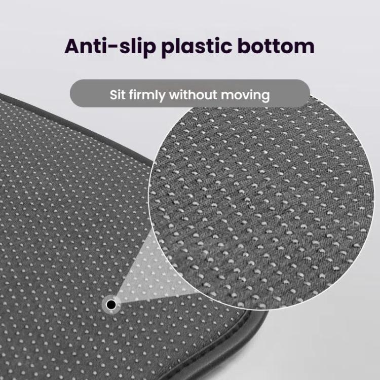 37.5x38x1cm Car Office Gel Cooling Breathable Chair Cushions(Black) - Seat Accessories by buy2fix | Online Shopping UK | buy2fix