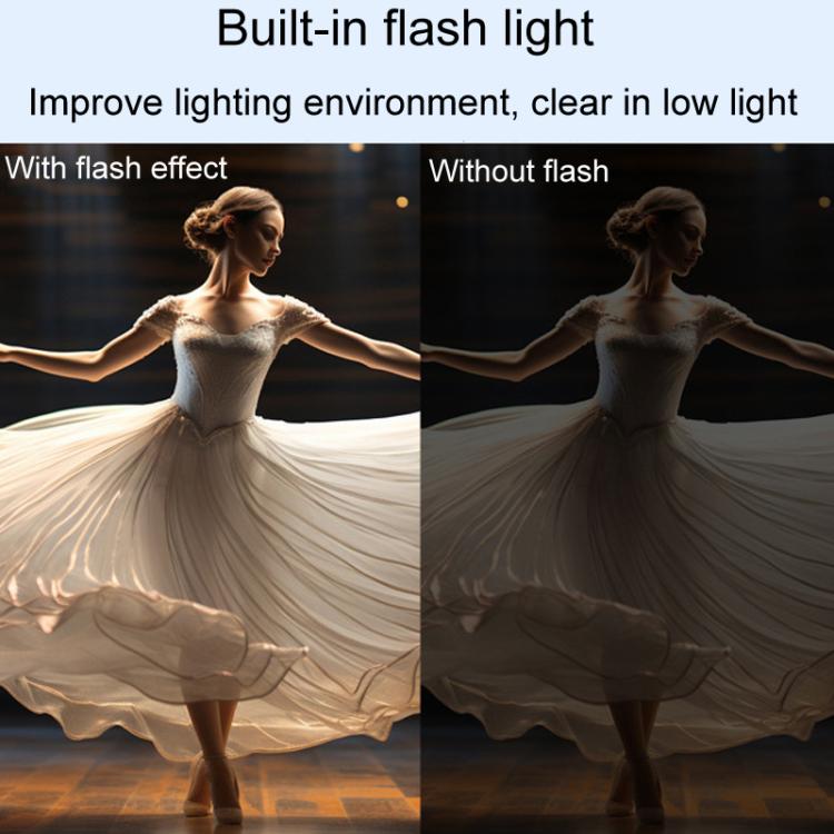 Q12 4K Pixel High Definition Digital Camera Portable Mini Photo Card Camera CCD(Black) - Video Cameras by buy2fix | Online Shopping UK | buy2fix