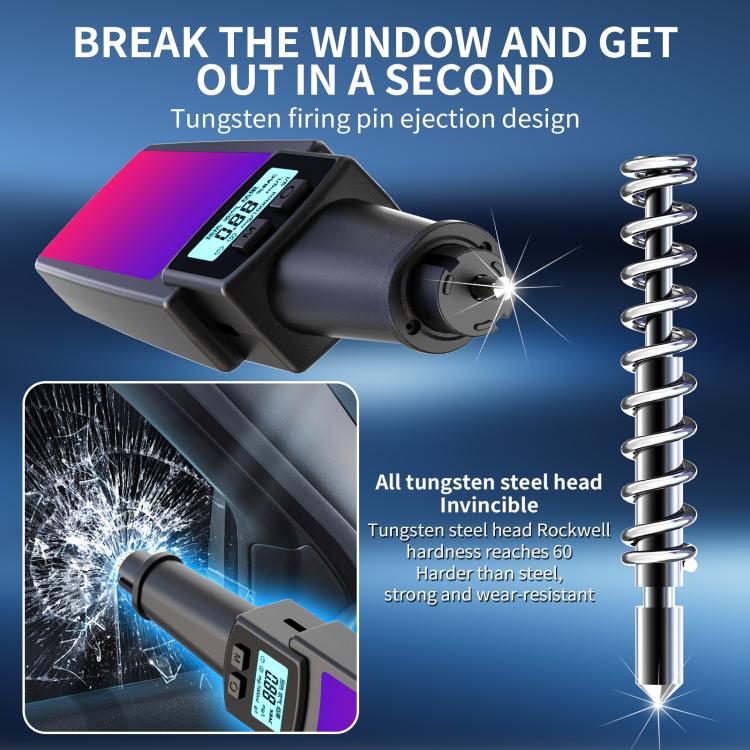 HD Digital Display Blow-type Alcohol Tester with Flashing Emergency Light(803) - Breath Alcohol Tester by buy2fix | Online Shopping UK | buy2fix